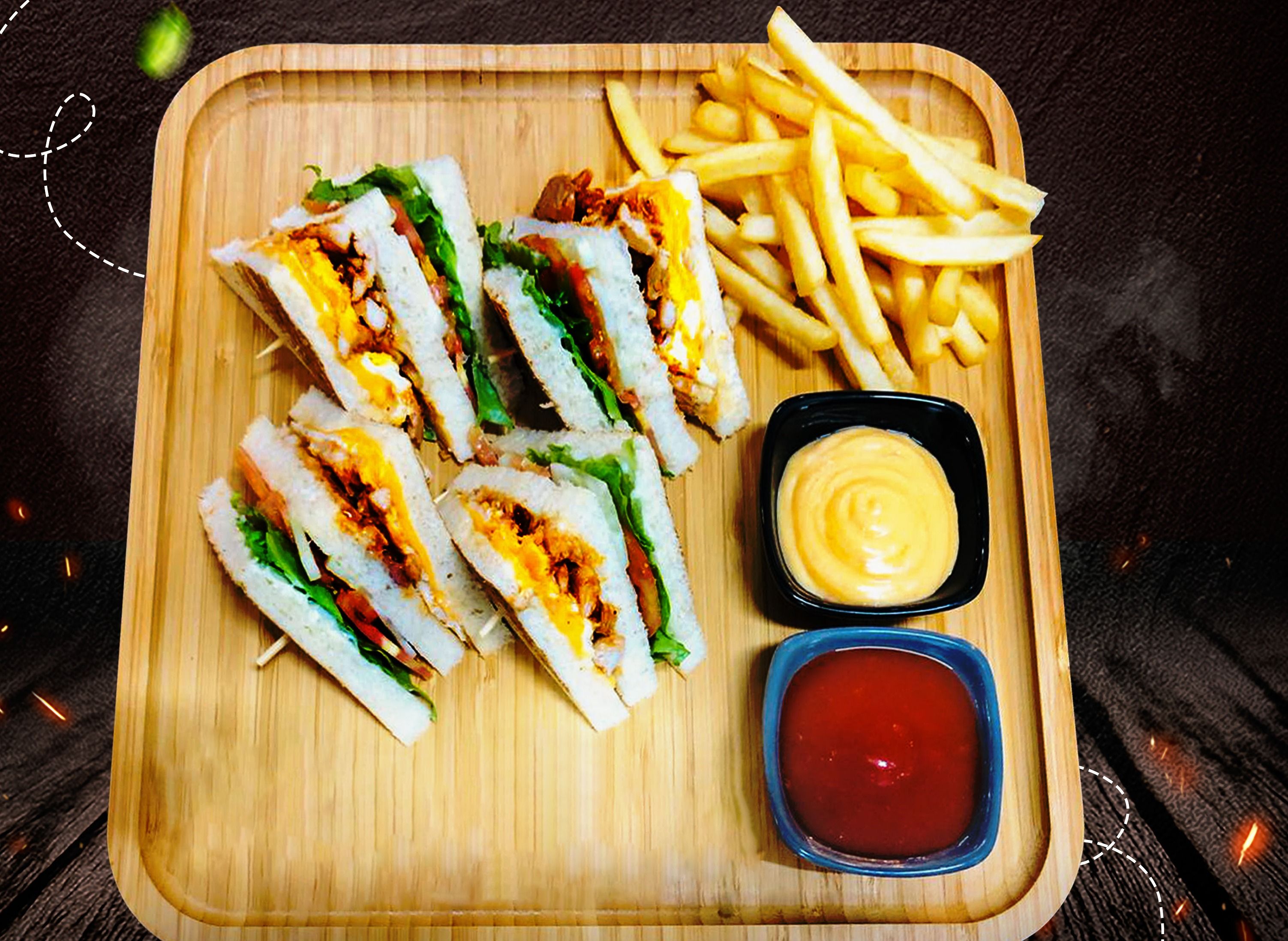 Club Sandwich - Zii Zii Island Menu Club Sandwich
